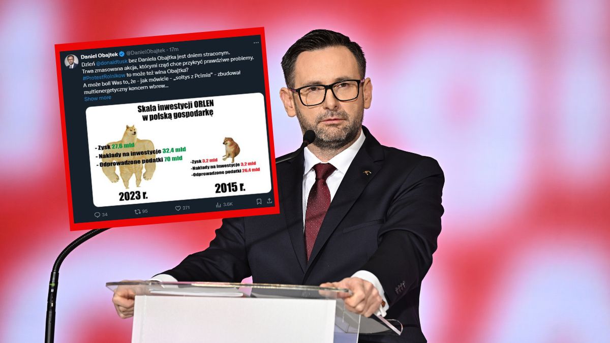 Daniel Obajtek odpowiada Tuskowi