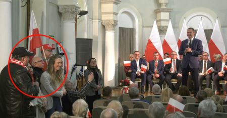 Pytanie do Nawrockiego o Covid-19. Widać reakcję na nagraniu