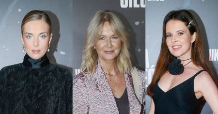Tłum celebrytów pozuje na premierze filmu "Ukryta sieć": Odsłaniająca nogi Grażyna Torbicka, Paulina Koziejowska... (ZDJĘCIA)
