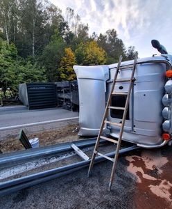 Wypadek w Trójmieście. W ciężarówce narkotyki, kierowca pod wpływem