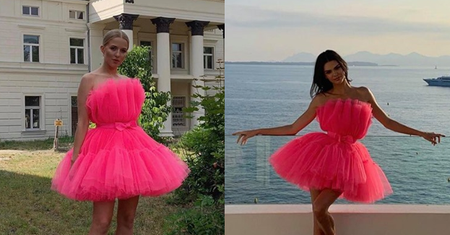 Jessica Mercedes i Kendall Jenner w takich samych sukienkach. Która wyglądała lepiej? (FOTO)