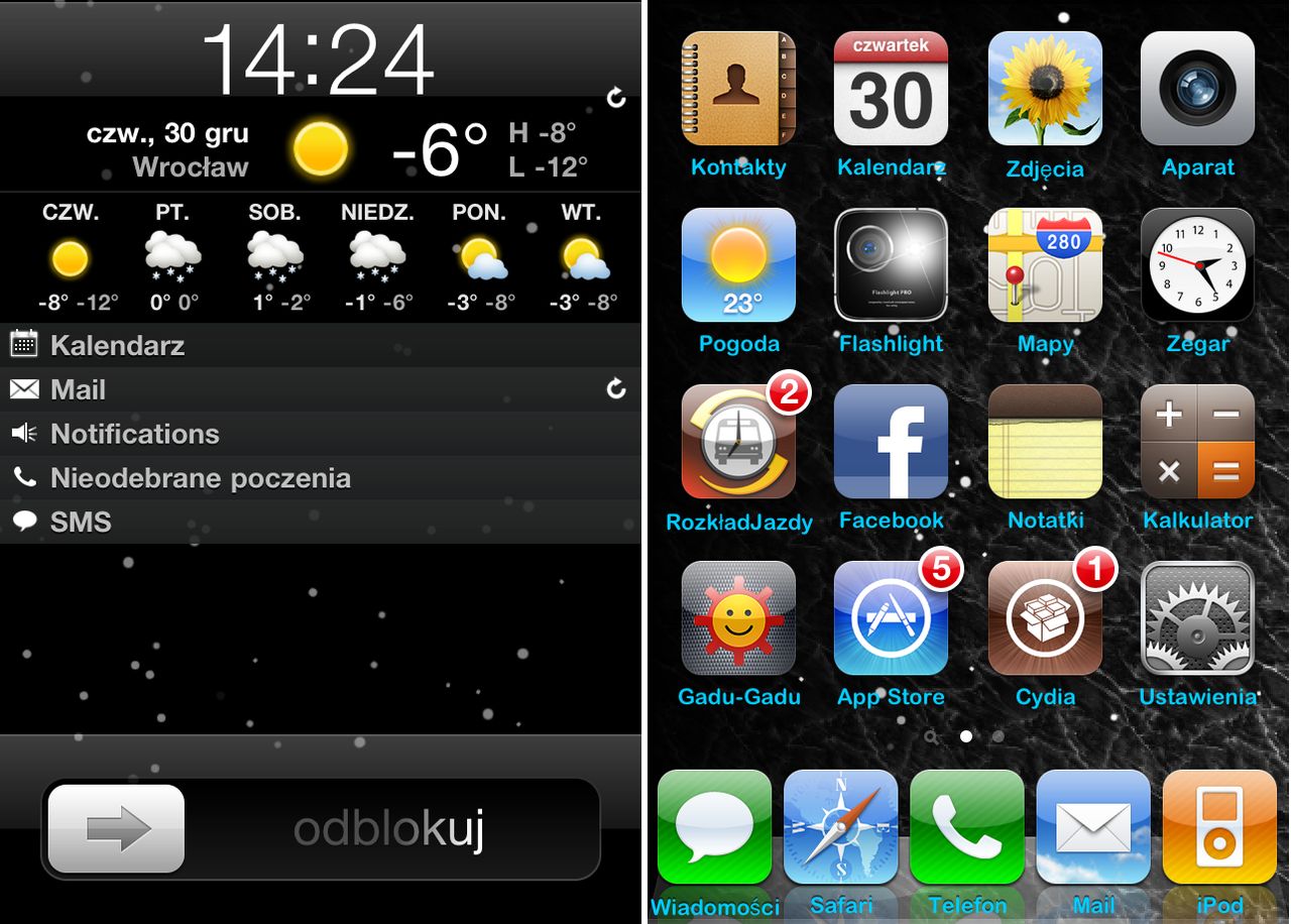 Retina Sn0w, czyli śnieg w iPhonie 4