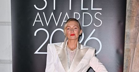 Barbara Kurdej-Szatan w zaskakującym komplecie na gali ELLE. Odważna biel garniturowego kompletu