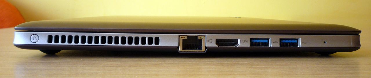 Lenovo IdeaPad U310 - ścianka lewa (OneKey Recovery, LAN, HDMI, 2 x USB 3.0)