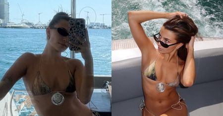 Julia Wieniawa smaży się na jachcie w Dubaju, eksponując zabójczą sylwetkę. Taka to pożyje? (ZDJĘCIA)