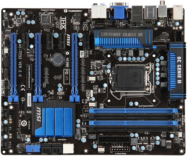 MSI Z77A-G45 Thunderbolt płyta gł&oacute;wna zdjęcie