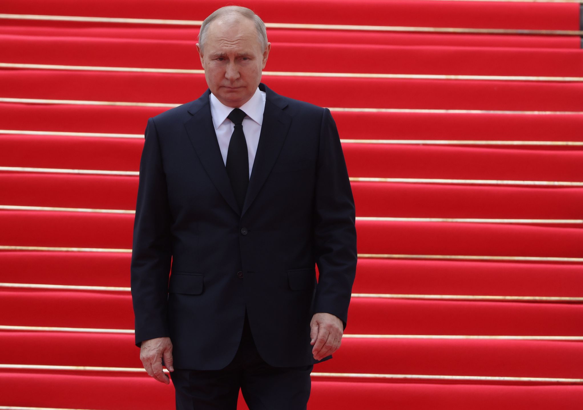 President Putin Delivers A Speech To Russian Army Officers And Secret Services
MOSCOW, RUSSIA - JUNE 27: (RUSSIA OUT) Russian President Vladimir Putin arrives to his meeting with officers of Russian army and secret services who prevented invasion of PMC Wagner Group to Russian capital last weekend, on June 27, 2023 in Moscow, Russia. Hundreds Russian officers gathered at the Cathedral Square of the Moscow's Kremlin to listen Vladimir Putin's speech. (Photo by Contributor/Getty Images)
Contributor