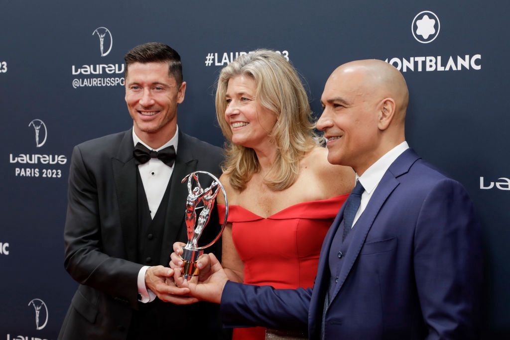 Lewandowski na gali Laureusa
