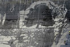 Mural na zaporze wodnej w Solinie