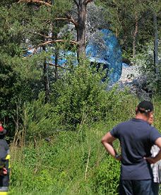 Wypadek samolotu w Olsztynie
