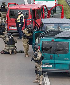 Ćwiczenia na A4 przed szczytem NATO i Światowymi Dniami Młodzieży