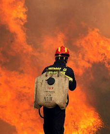 Południe Europy w ogniu
