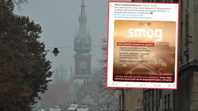 Smog w Polsce. GIS ostrzega przed skutkami (Photo by Artur Widak/NurPhoto via Getty Images)