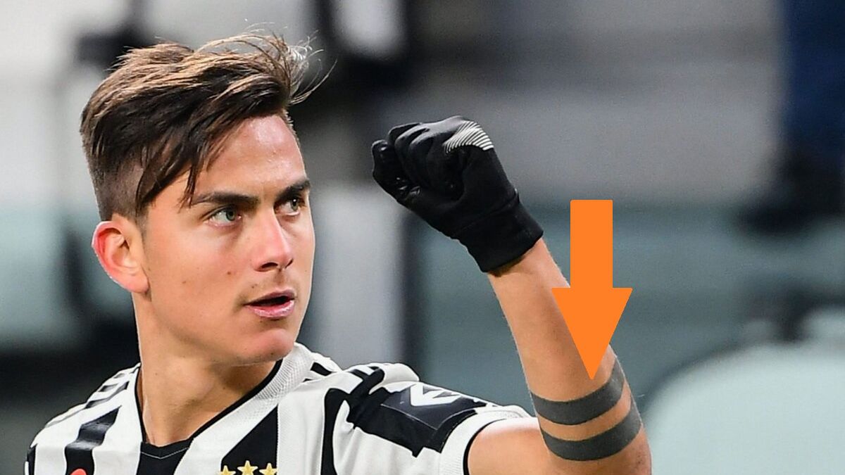 Paulo Dybala z charakterystycznym tatuażem jeszcze w Juventusie