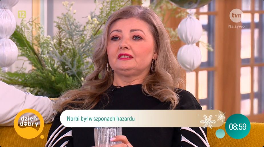 Norbi z żoną i autorką książki o nim w "Dzień Dobry TVN"