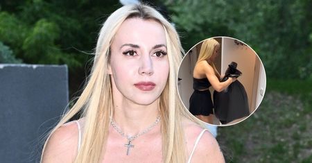 Marianna Schreiber taszczy wielki wór na śmieci. Wbiła wymowną szpilę byłym partnerom