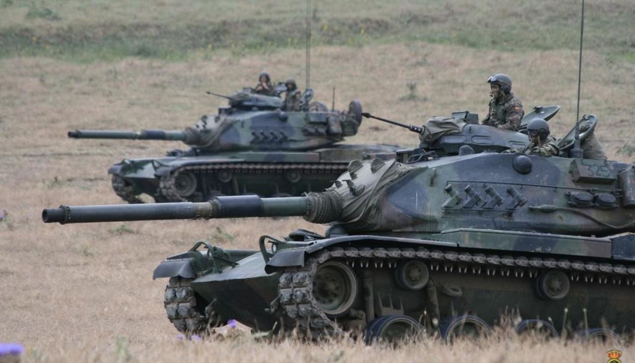 Hiszpańskie czołgi M60 TTS