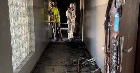 Pożar w Ząbkach. Zakończono oględziny spalonego budynku