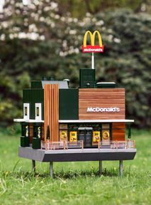 The smallest McDonald’s restaurant in the world. Made for bees