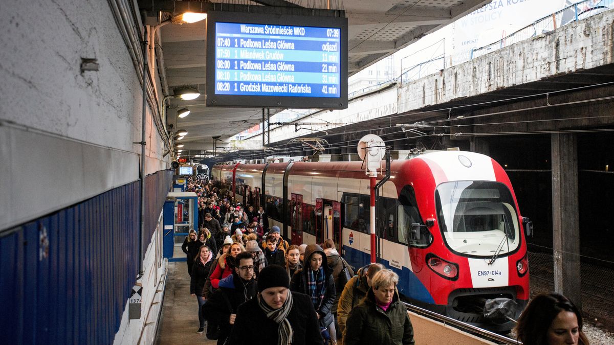 Jeśli WKD stanie w porannym szczycie, wiele osób nie dojedzie do pracy lub szkoły