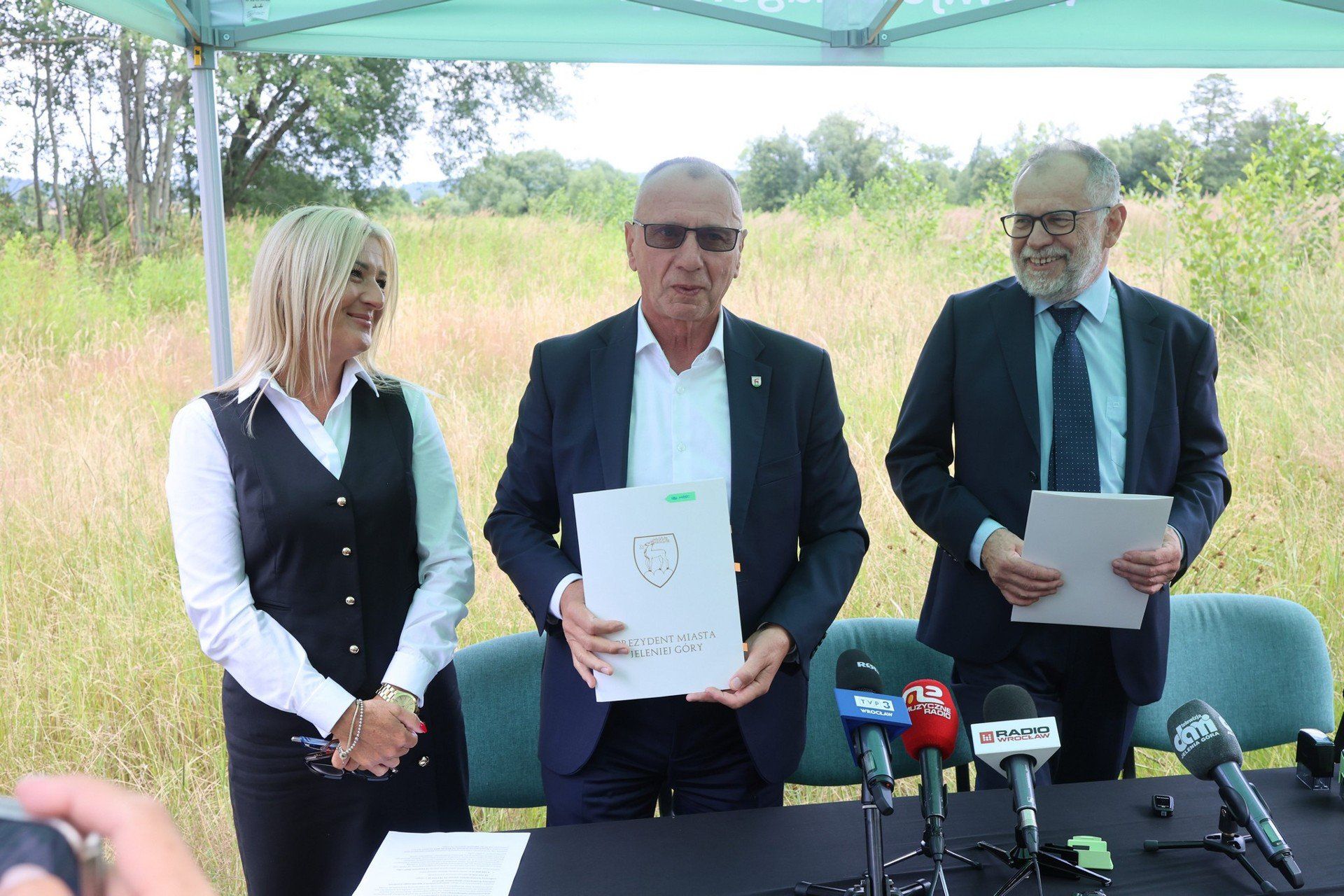Lipiec 2025. Jelenia Góra. Podpisanie umowy na odwiert geotermalny C3