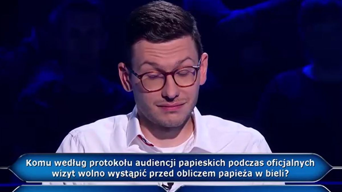 Kłopotliwe pytanie w "Milionerach" 