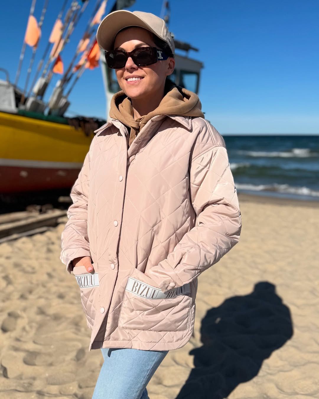 Katarzyna Cichopek nad morzem