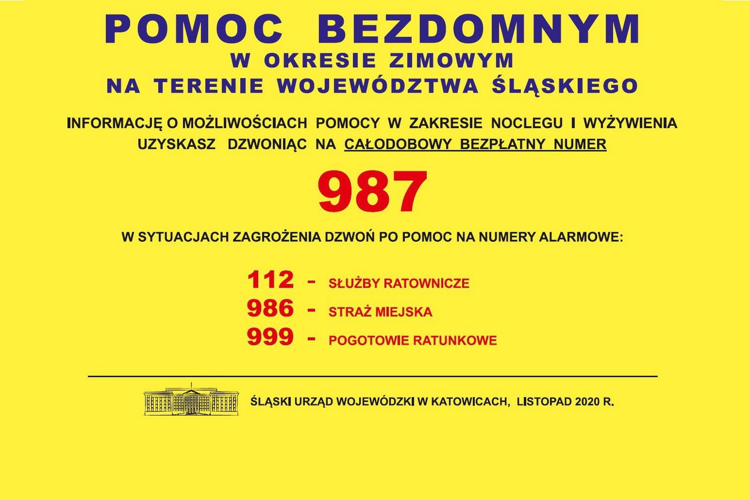 Rusza infolinia dla bezdomnych