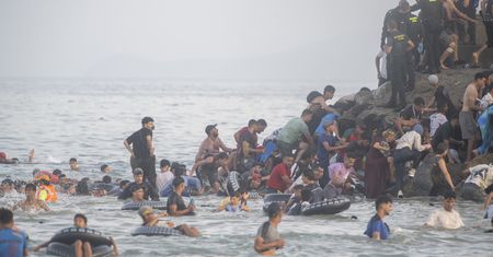 60 tys. migrantów w Ceucie. MSZ Maroka wydało komunikat