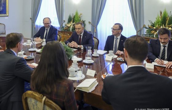 Prezydent Nawrocki spotkał się z przedstawicielami Mety