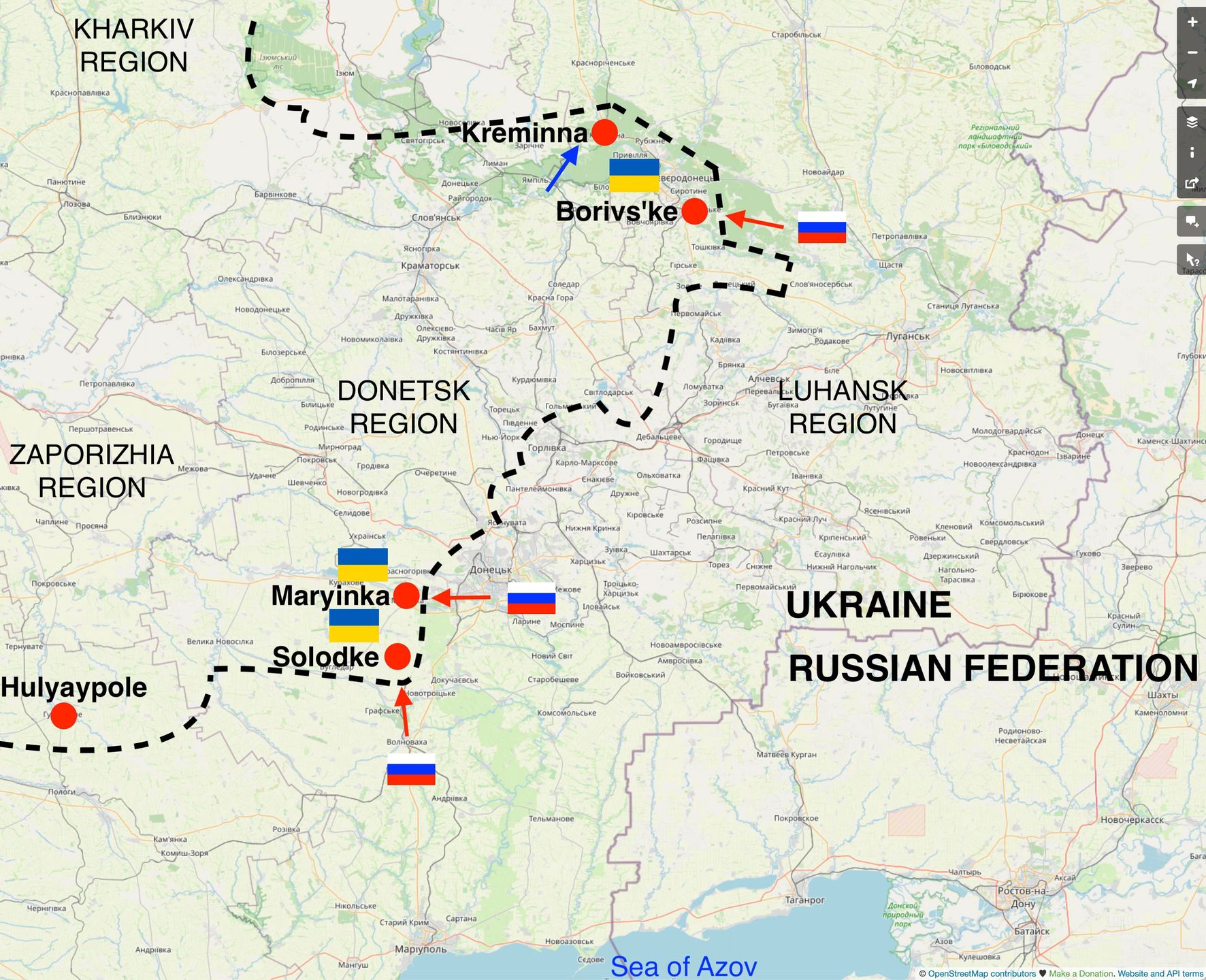 To tu roezgra się kluczowa bitwa w wojnie w Ukrainie