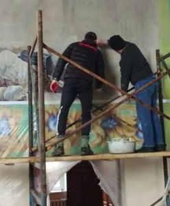 Zamalowali zabytkowy fresk. Trwa antypolska kampania Łukaszenki