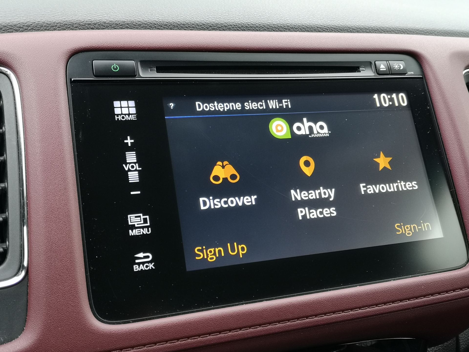 Honda HR-V: Nawigacja Garmin i systemy wspomagające bezpieczeństwo 6