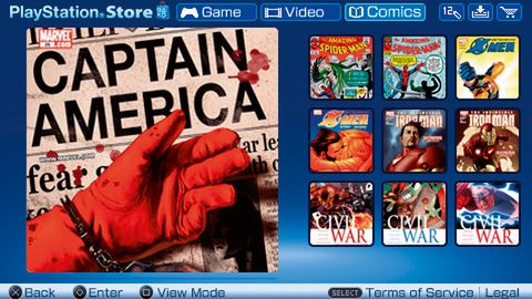 Komiksy w (amerykańskich) PSP 1