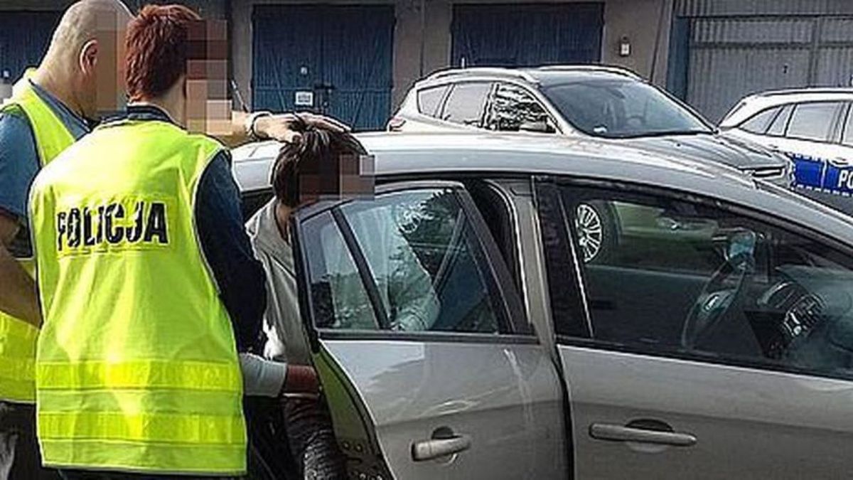 Zdjęcia z zatrzymania Justyny K. i Stanisław K.