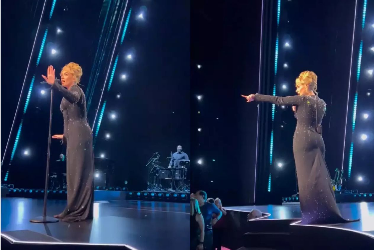 Adele przerwała koncert w Vegas. "Już ci nie będą przeszkadzać"