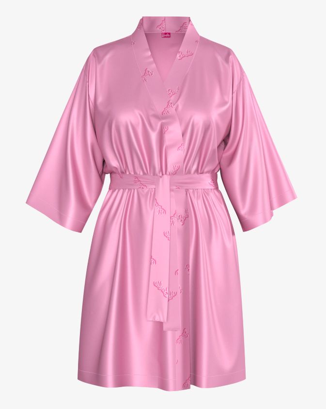 Szlafrok z kolekcji Barbie marki Pepco