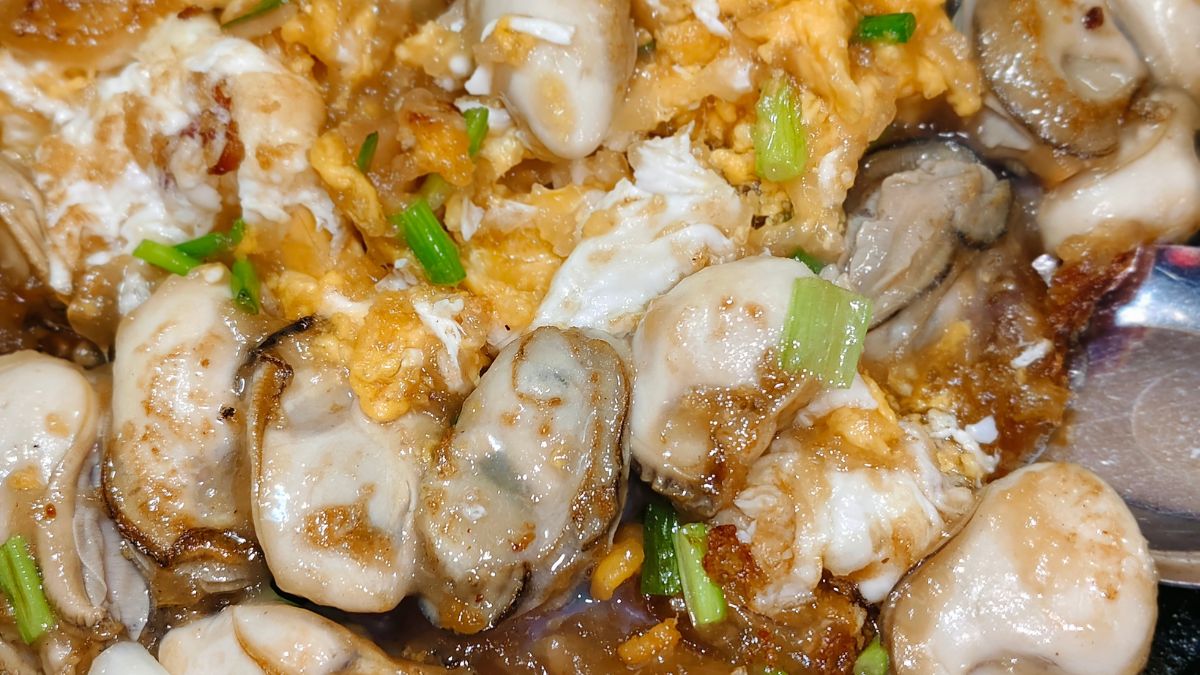 Jajecznica z owocami morza