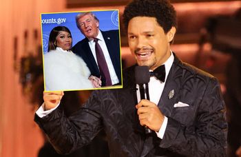 Kpił śmiało z Nicki Minaj i Donalda Trumpa. Salwy oklasków