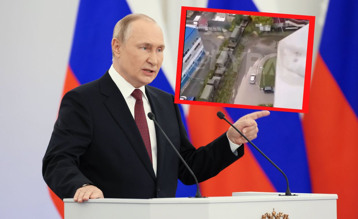 "Pociąg nuklearny w drodze do Ukrainy". NATO ostrzega