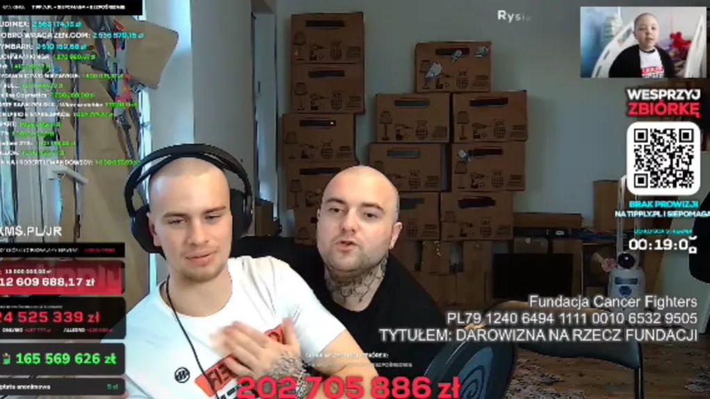 Charytatywny stream Łatwoganga