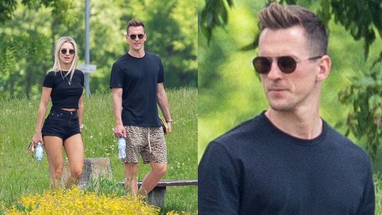 Arkadiusz Milik i Agata Sieramska