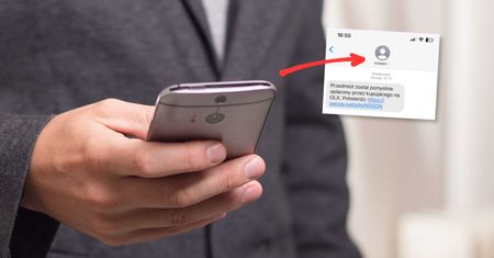 Wiadomość SMS od "T0WARY". Zwróć uwagę na nadawcę