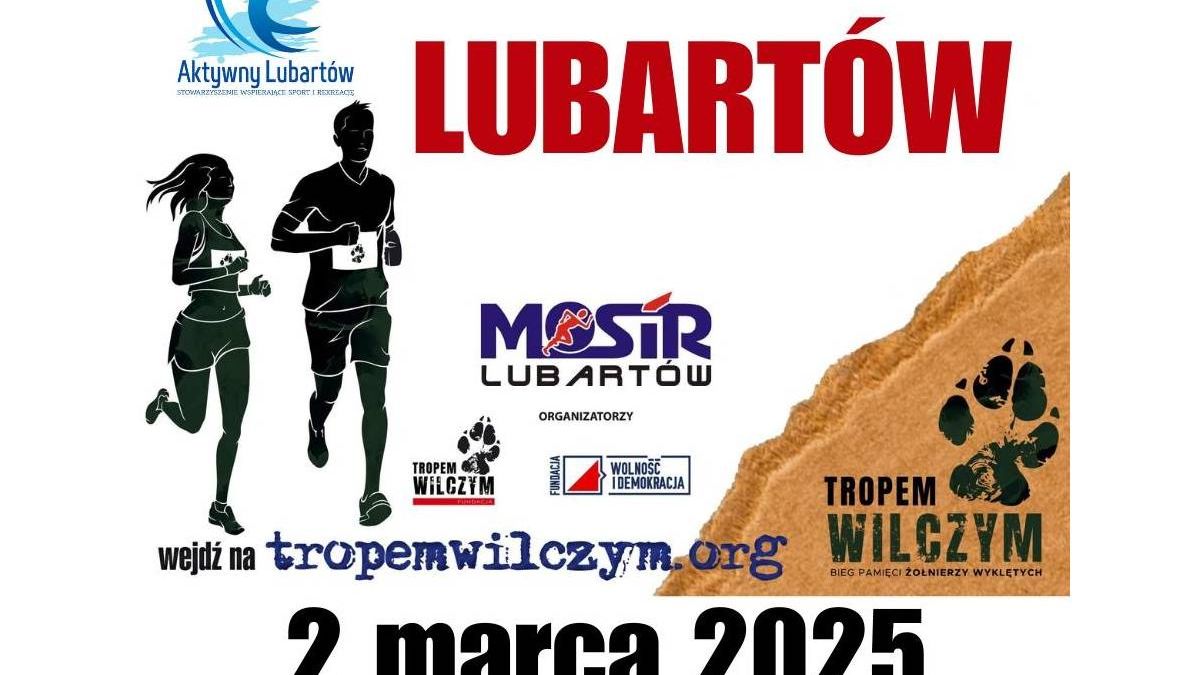 grafika 13 edycja Biegu „TROPEM WILCZYM” w Lubartowie