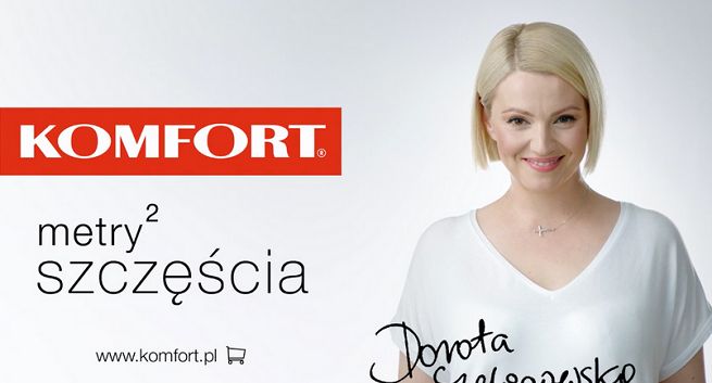 „Metry2 szczęścia” - Dorota Szelągowska reklamuje Komfort także w „Polowaniu na mieszkanie” w TVN (wideo)