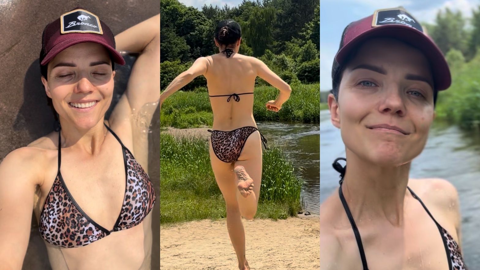 Joanna Jabłczyńska dokumentuje relaks nad rzeką 