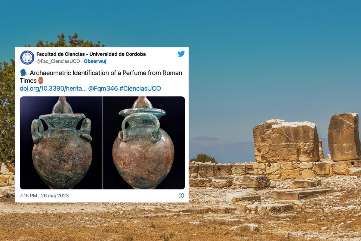 Nietypowe odkrycie. Odnaleziono perfumy sprzed 2 tys. lat