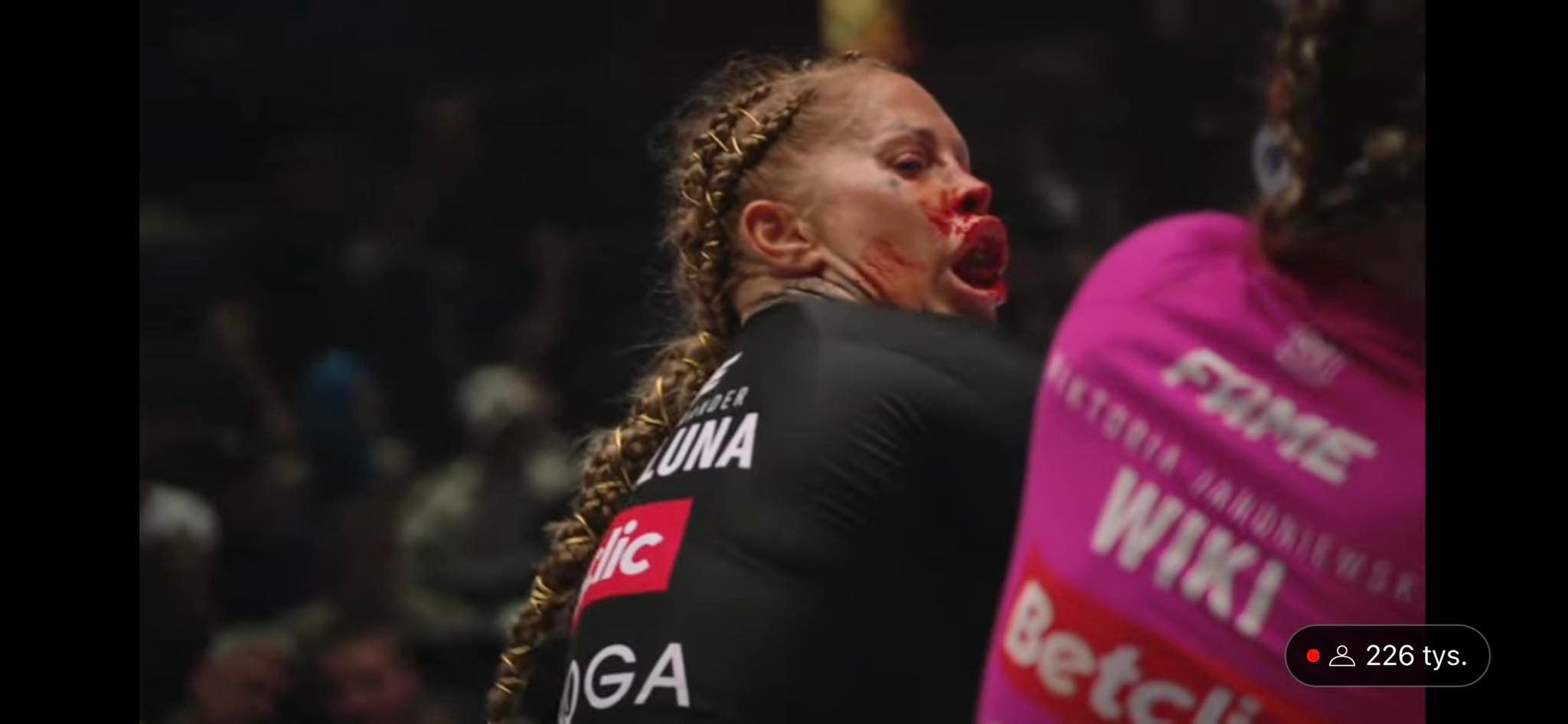 Laluna Unique i jej SKWASZONY NOS przegrywają walkę na Fame MMA