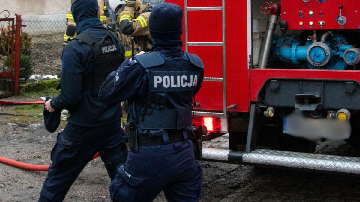 Akcja policji i straży pożarnej (zdj ilustracyjne)