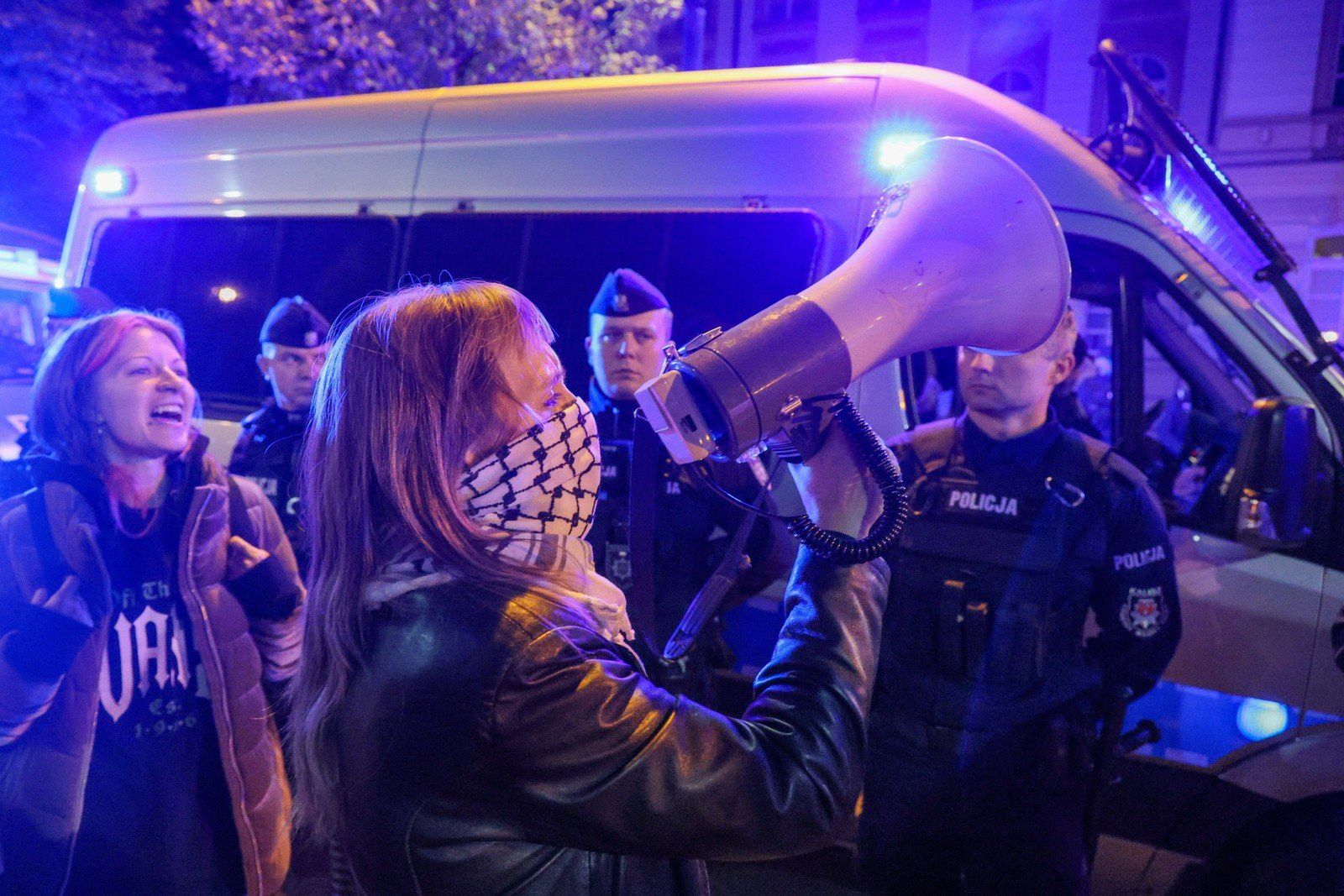 Manifestacja pod Ministerstwem Spraw Zagranicznych